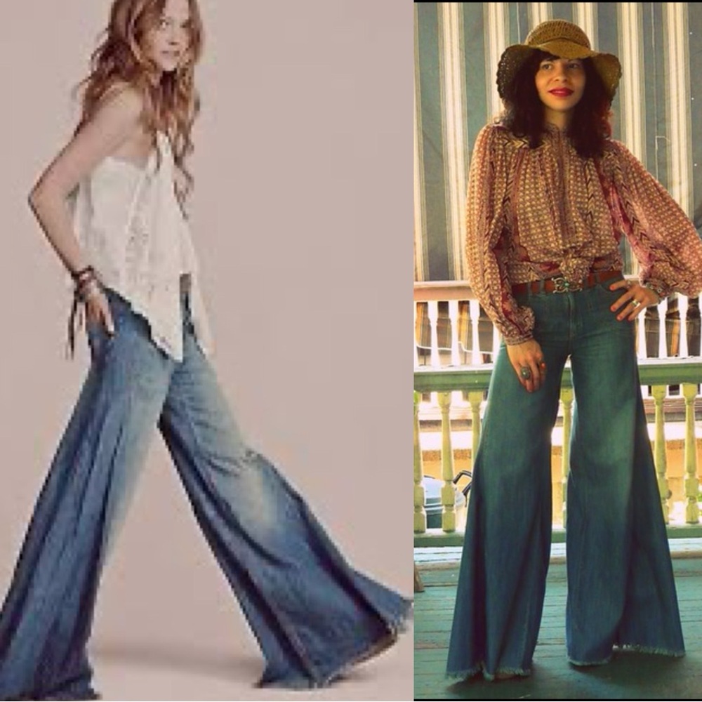 Free People Vintage Rare Find The Original Extreme Wide Leg
Flare Jeans - Picture 6 of 15